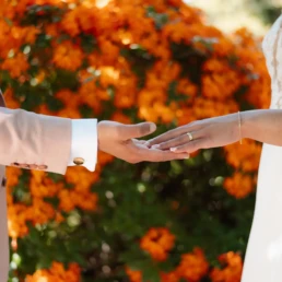 bruidspaar first look emotie trouwfotografie Julien Kraal