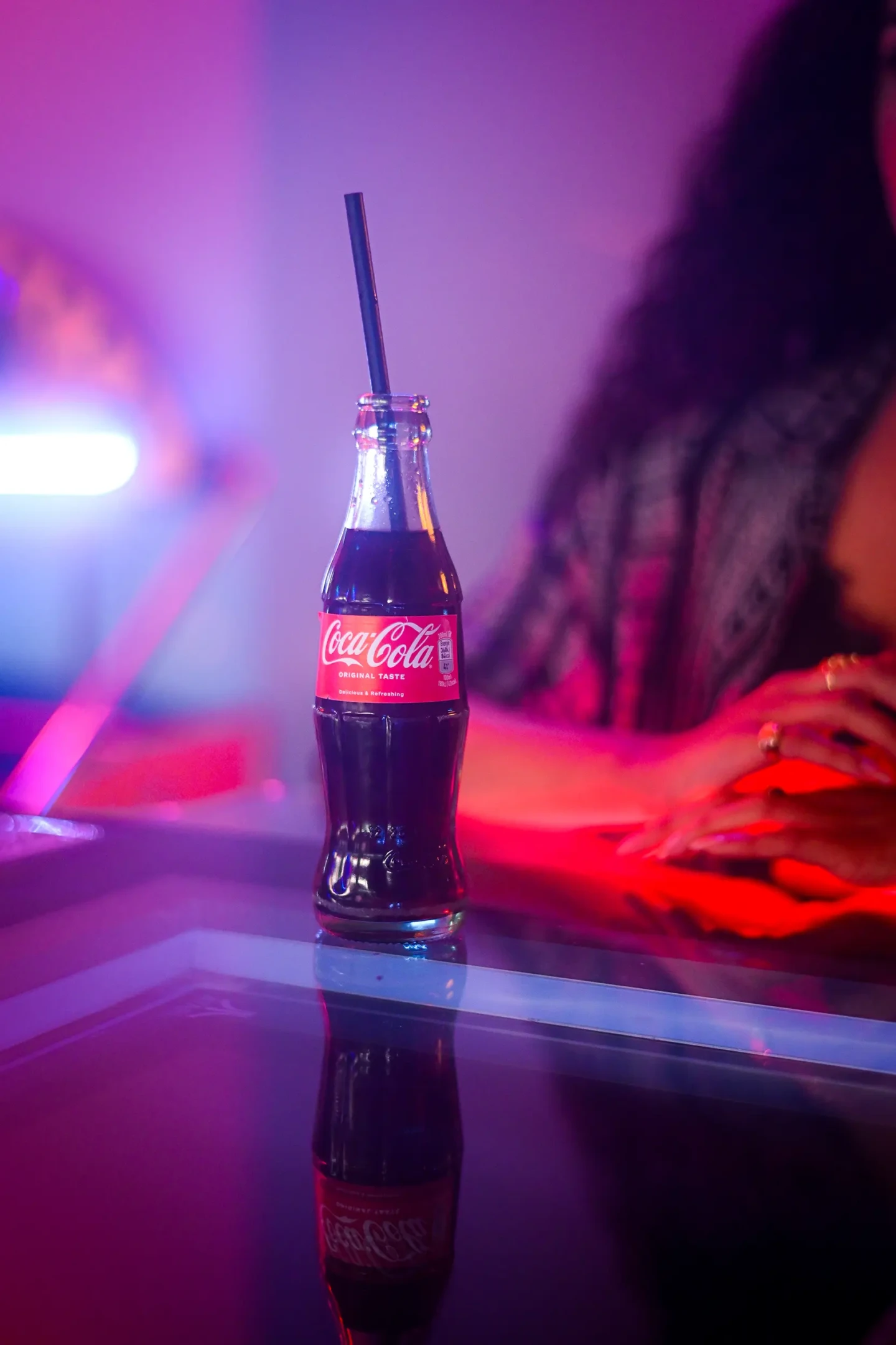Retro cocacola fles, vintage vibe
