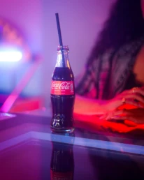 Retro cocacola fles, vintage vibe
