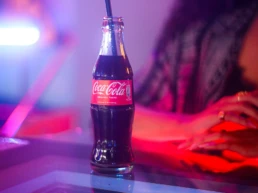 Retro cocacola fles, vintage vibe